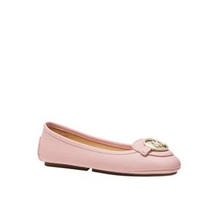 NWT Michael Kors Smokey Rose Lillie Moc Flats 8.5
